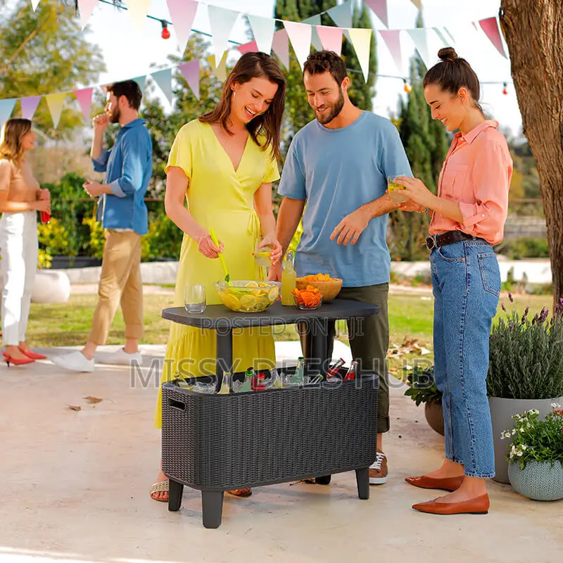 Bevy Bar Table and Cooler Combo