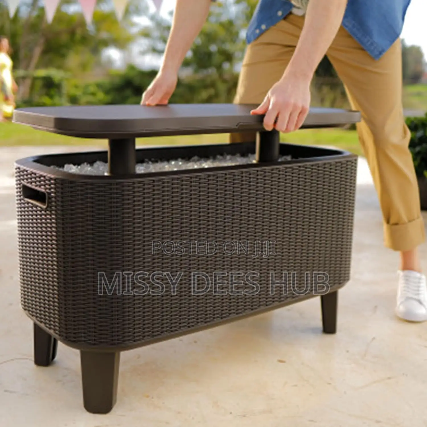 Bevy Bar Table and Cooler Combo