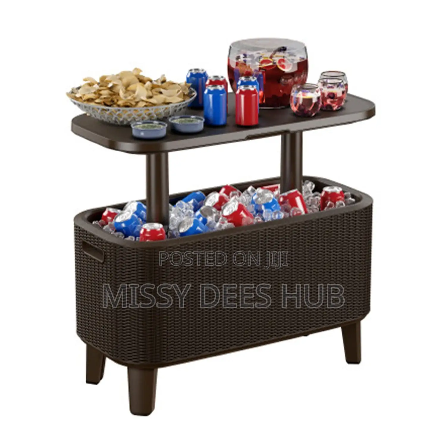 Bevy Bar Table and Cooler Combo