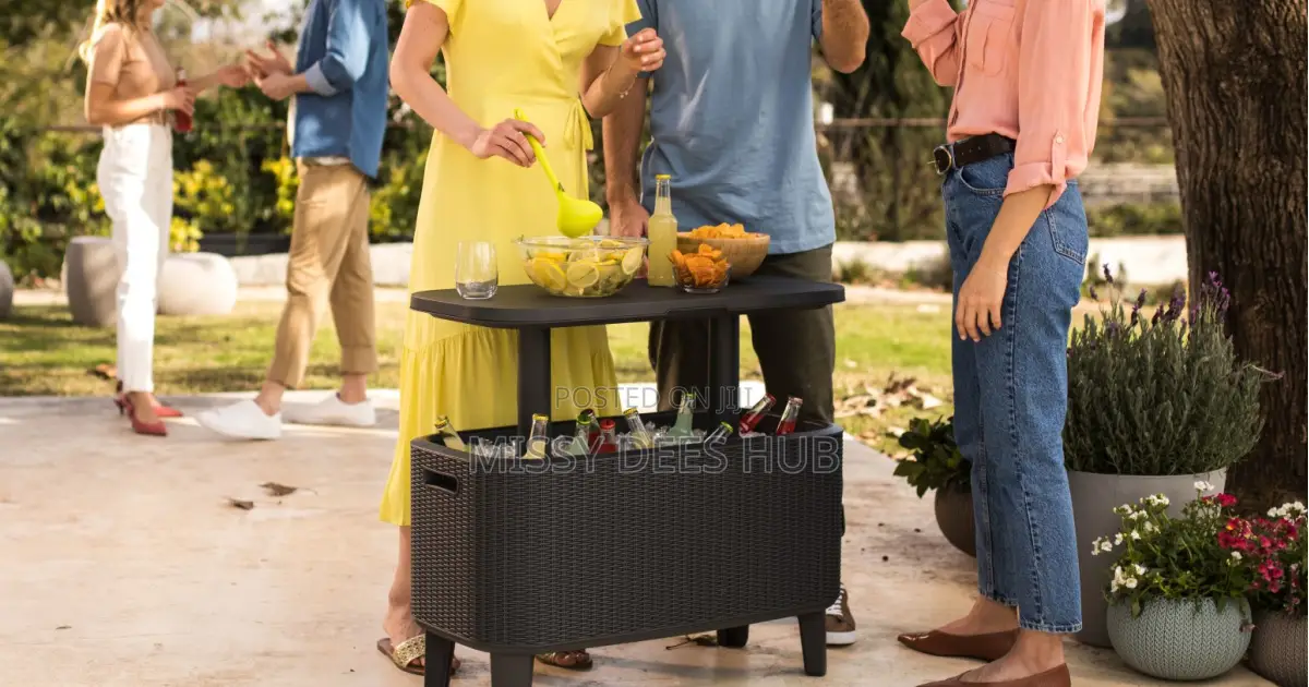 Bevy Bar Table and Cooler Combo