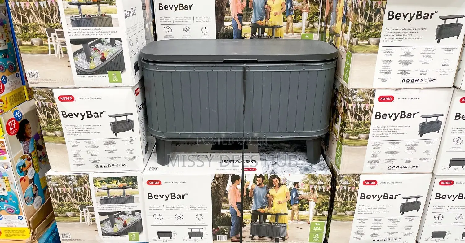 Bevy Bar Table and Cooler Combo