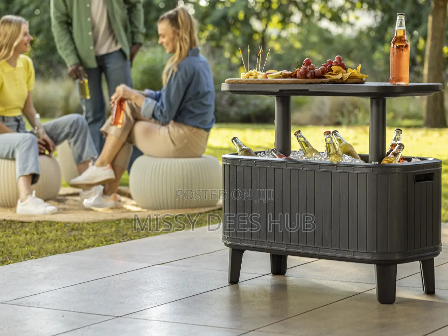 Bevy Bar Table and Cooler Combo