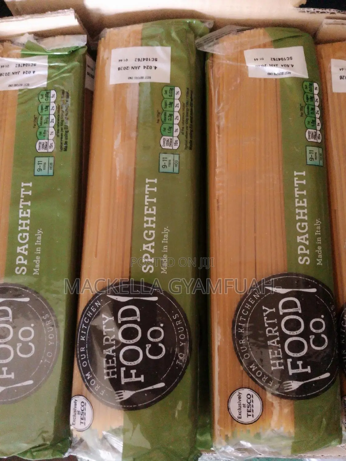 Tesco and Essential Spaghetti From UK