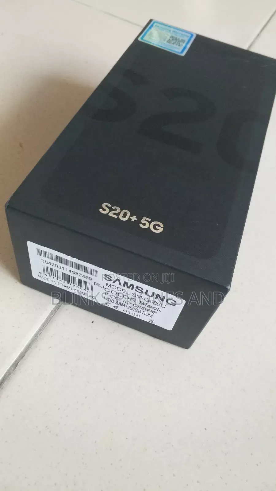New Samsung Galaxy S20+ 5G 256 GB Black