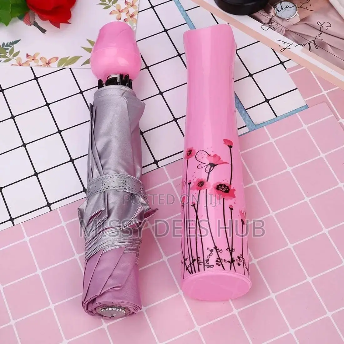 Rose Flower Case Umbrella...
