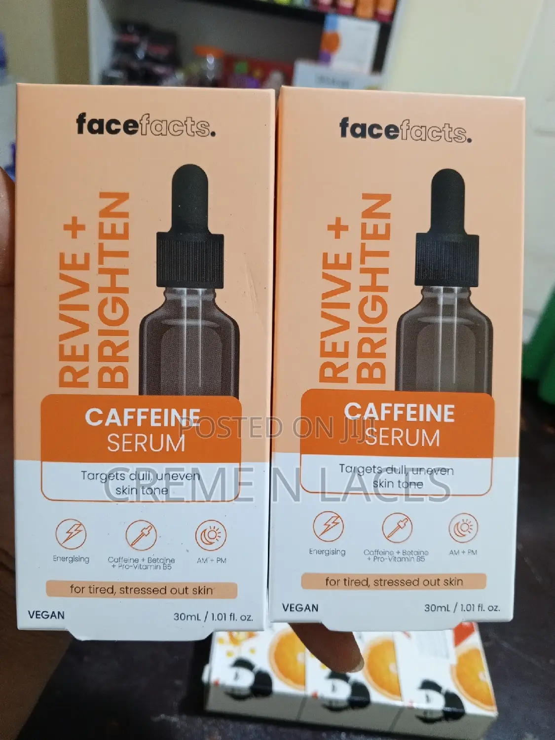 Face Facts Revive Brighten Energisin Caffeine Facial Serum