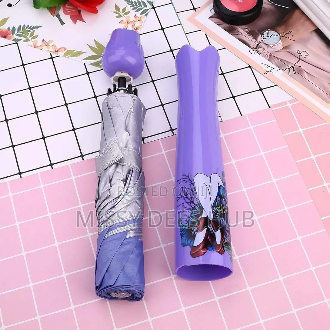 Rose Flower Case Umbrella...