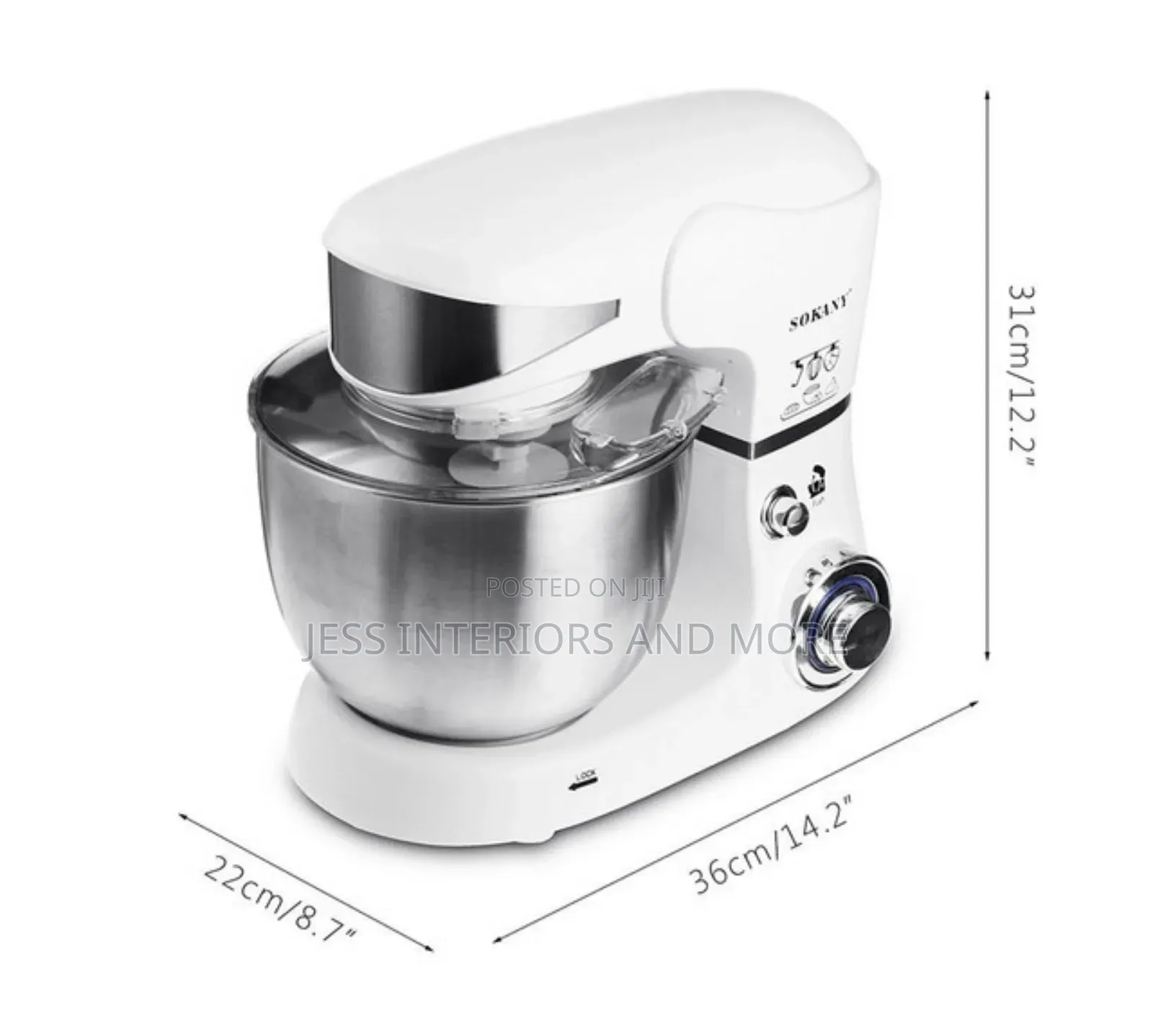 Sokany 5L Electric Food Stand Mixer