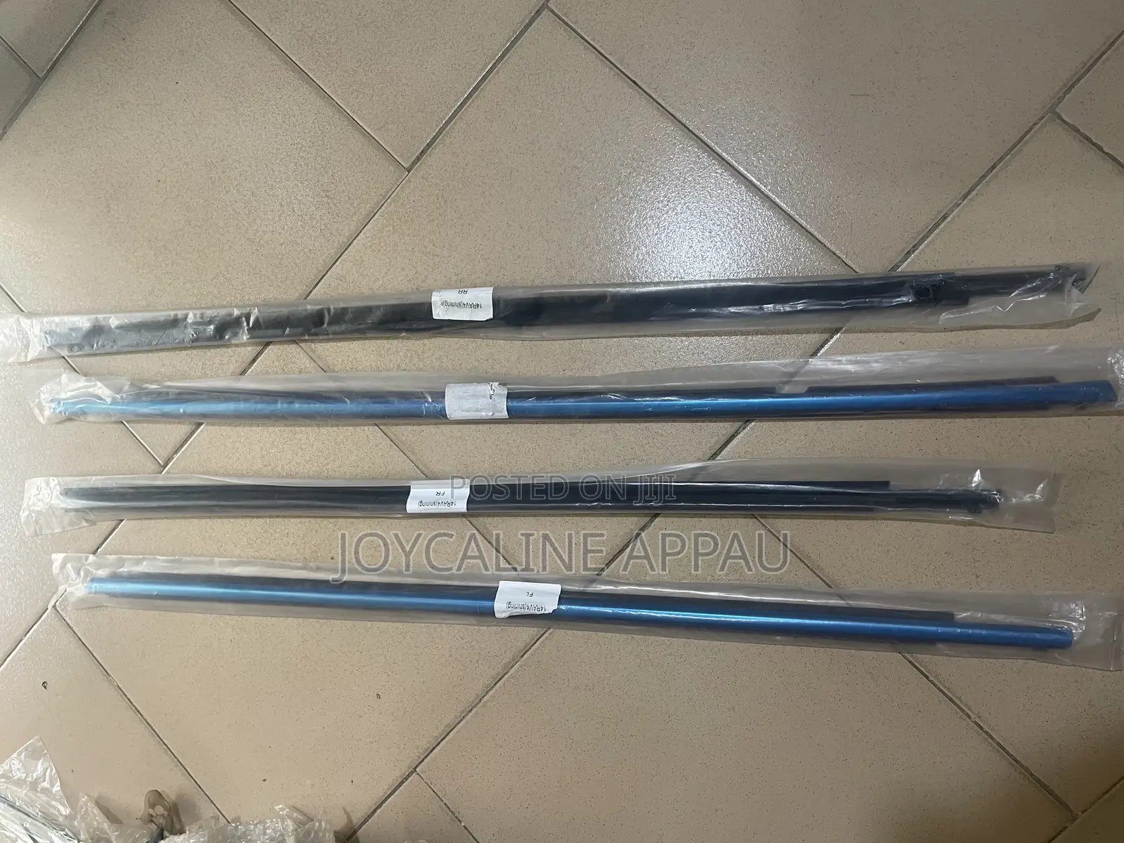 Toyota Rav4 2014 to 2018 Door Mouth Strip Window Moulding Trim Chrome