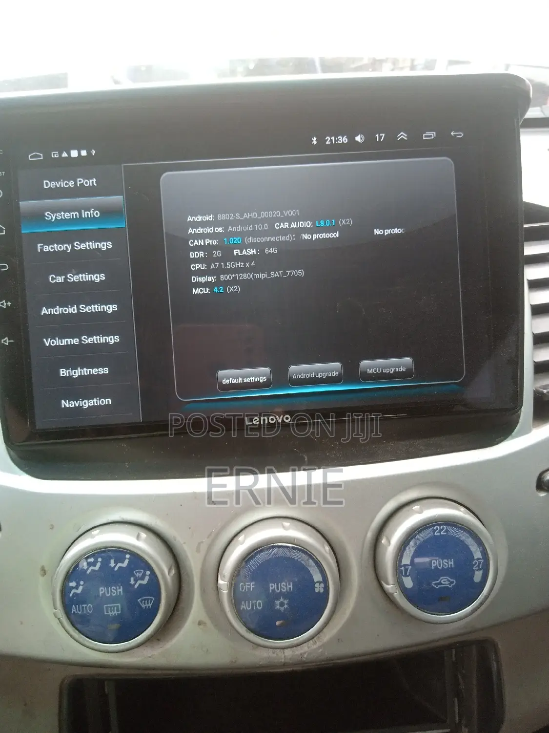 Android Car Stereo Head Unit Firmware Repair Installation