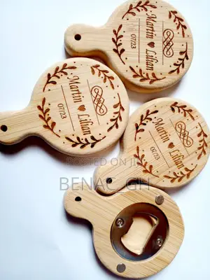 Wooden Magnetic Fridge Opener - Souvenir