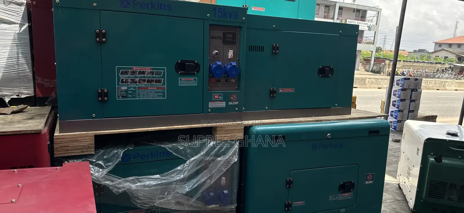 Perkins 15kva Silent Generator New in Box