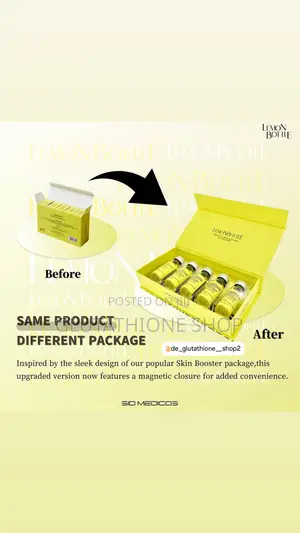New Packaging of Lemon Bottle Advance Lipolysis