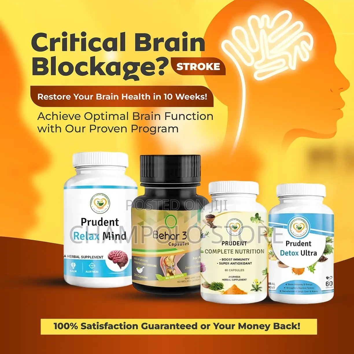 Critical Brain Blockage (Stroke) in 10 Weeks