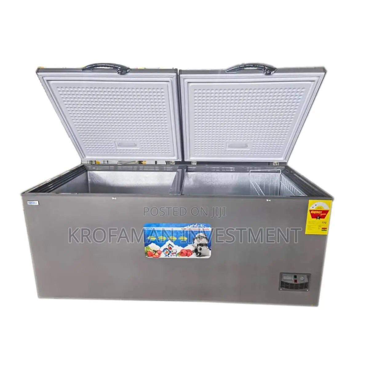 Novo 980ltr Double Door Deep Freezer