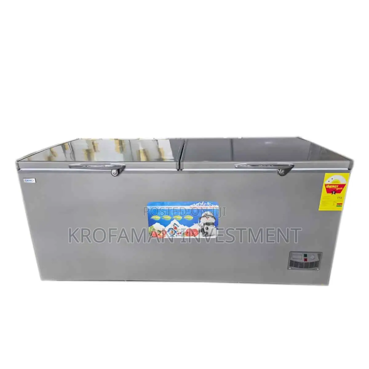 Novo 980ltr Double Door Deep Freezer