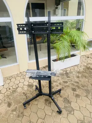 Black Color Mobile Tv Stand 32”-70”