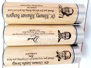 Temp. Bamboo Flasks Customized as Souvenir