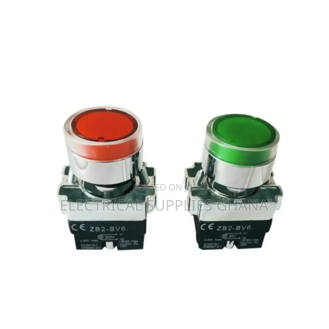 Illuminated Push Button Switch for Control Panels