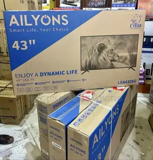Ailyons 43" Smart Android Led Tv| Slim| Voice-control| Usb| Hdmi| 2026