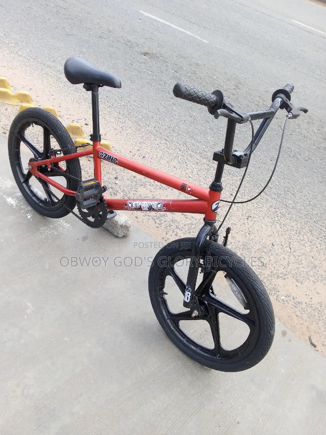BMX Rubber Rim Red