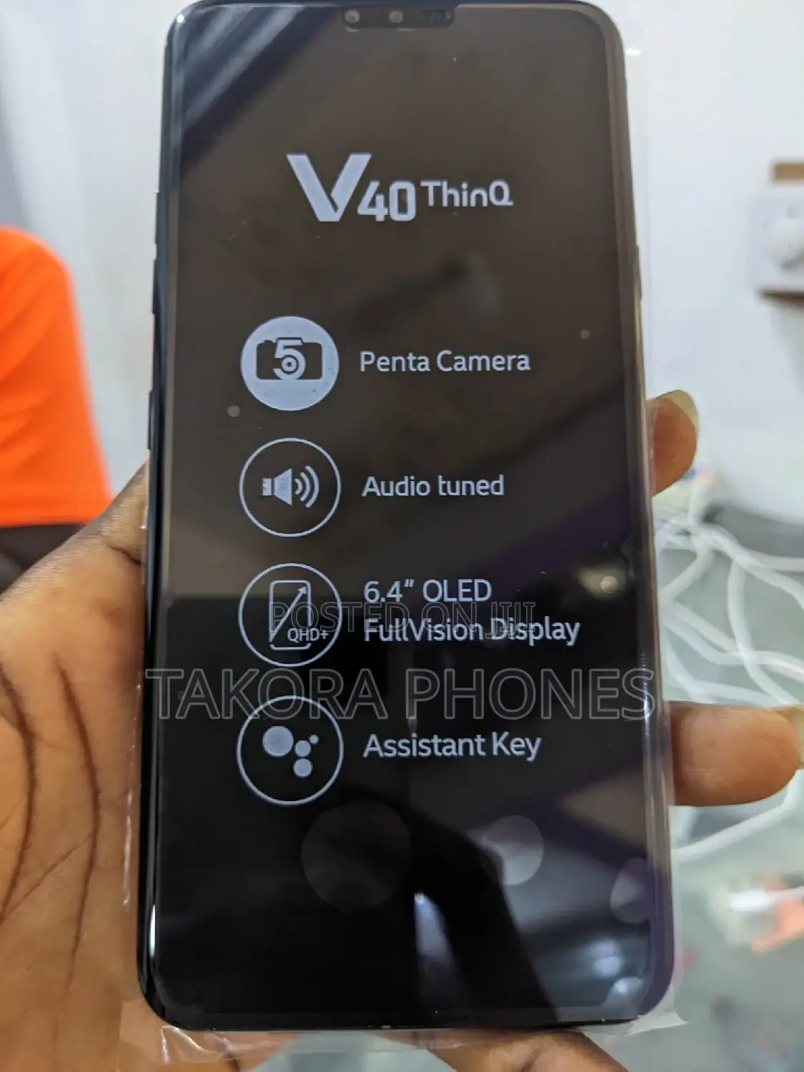LG V40 ThinQ 64 GB Black