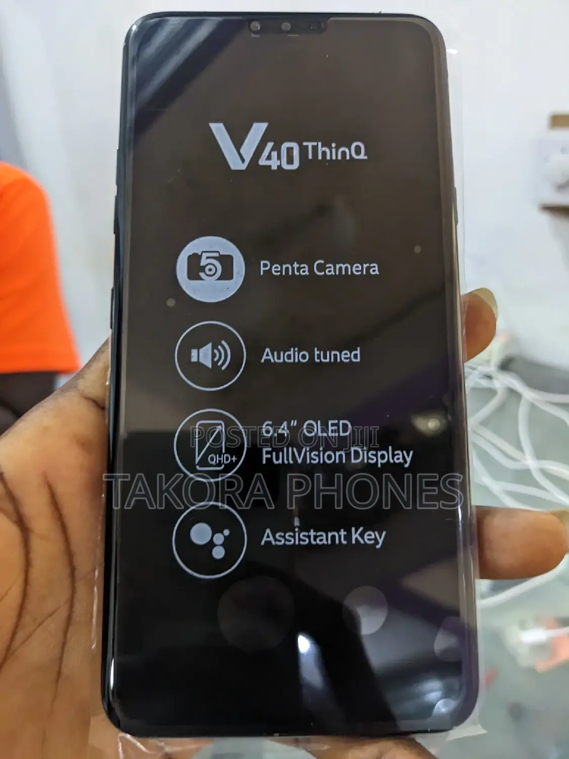LG V40 ThinQ 64 GB Black