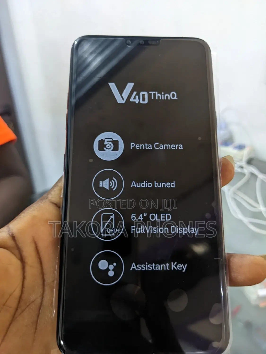 New LG V40 ThinQ 64 GB Black
