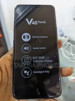 New LG V40 ThinQ 64 GB Black