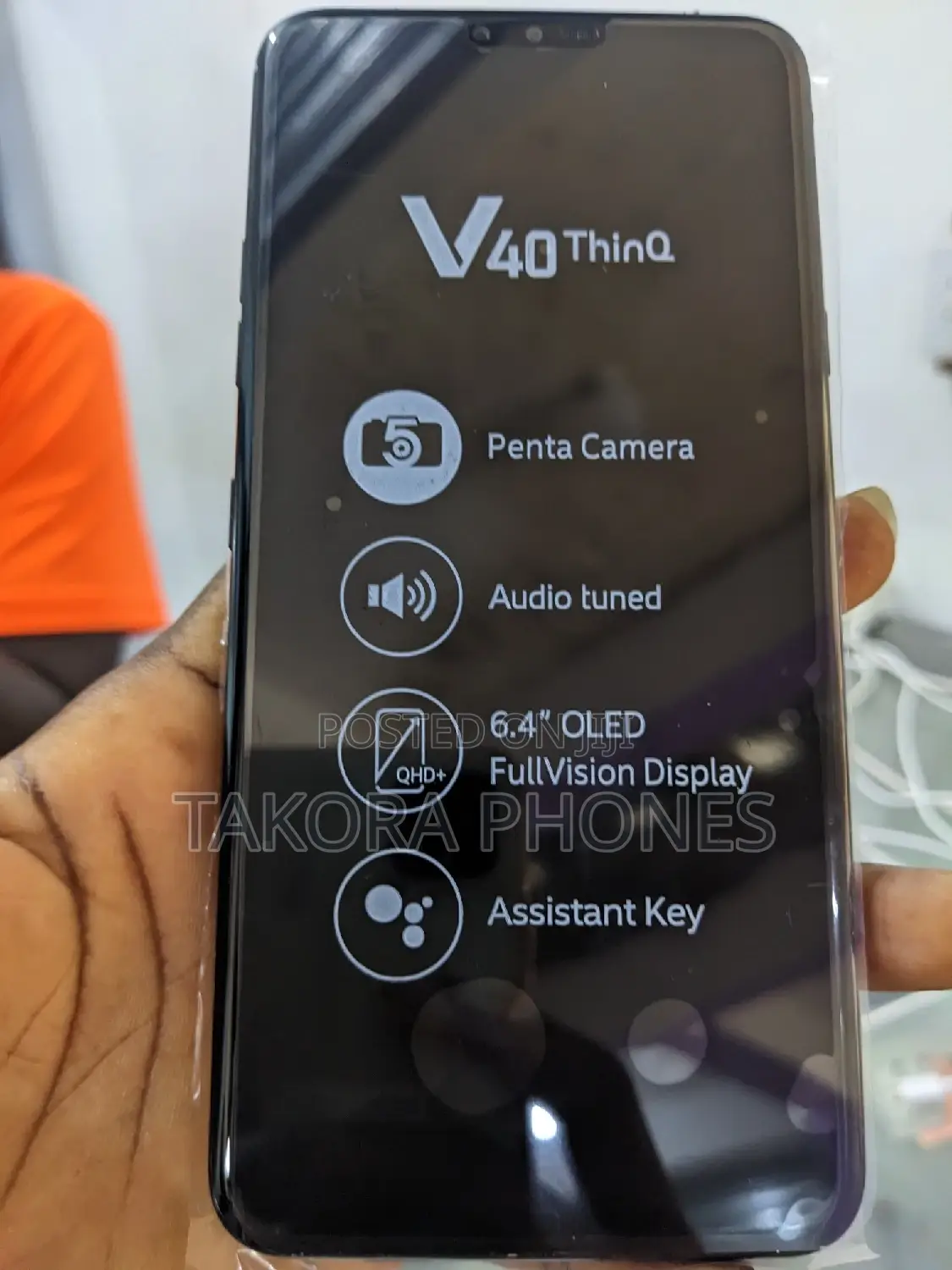 LG V40 ThinQ 64 GB Black