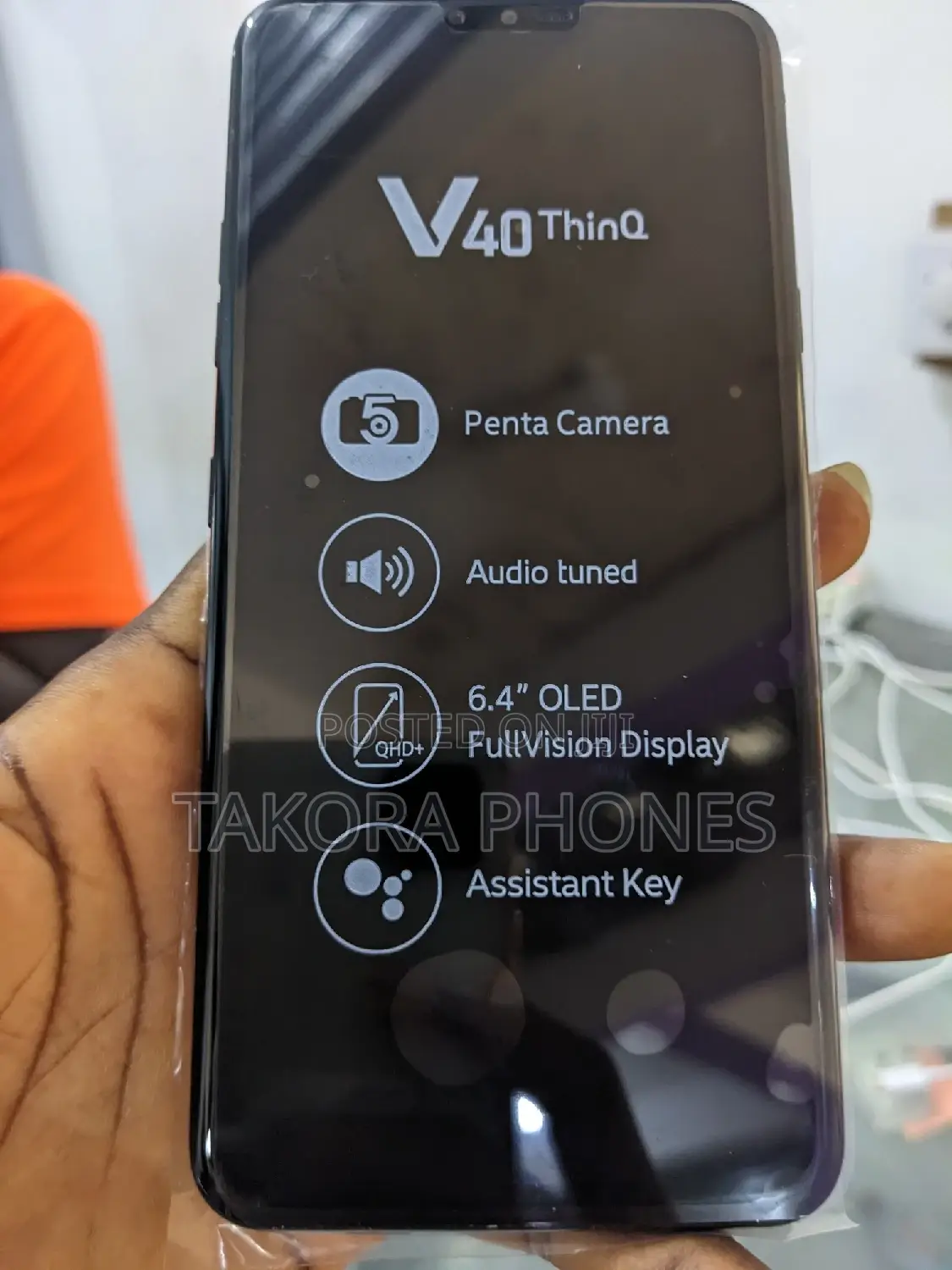 LG V40 ThinQ 64 GB Black