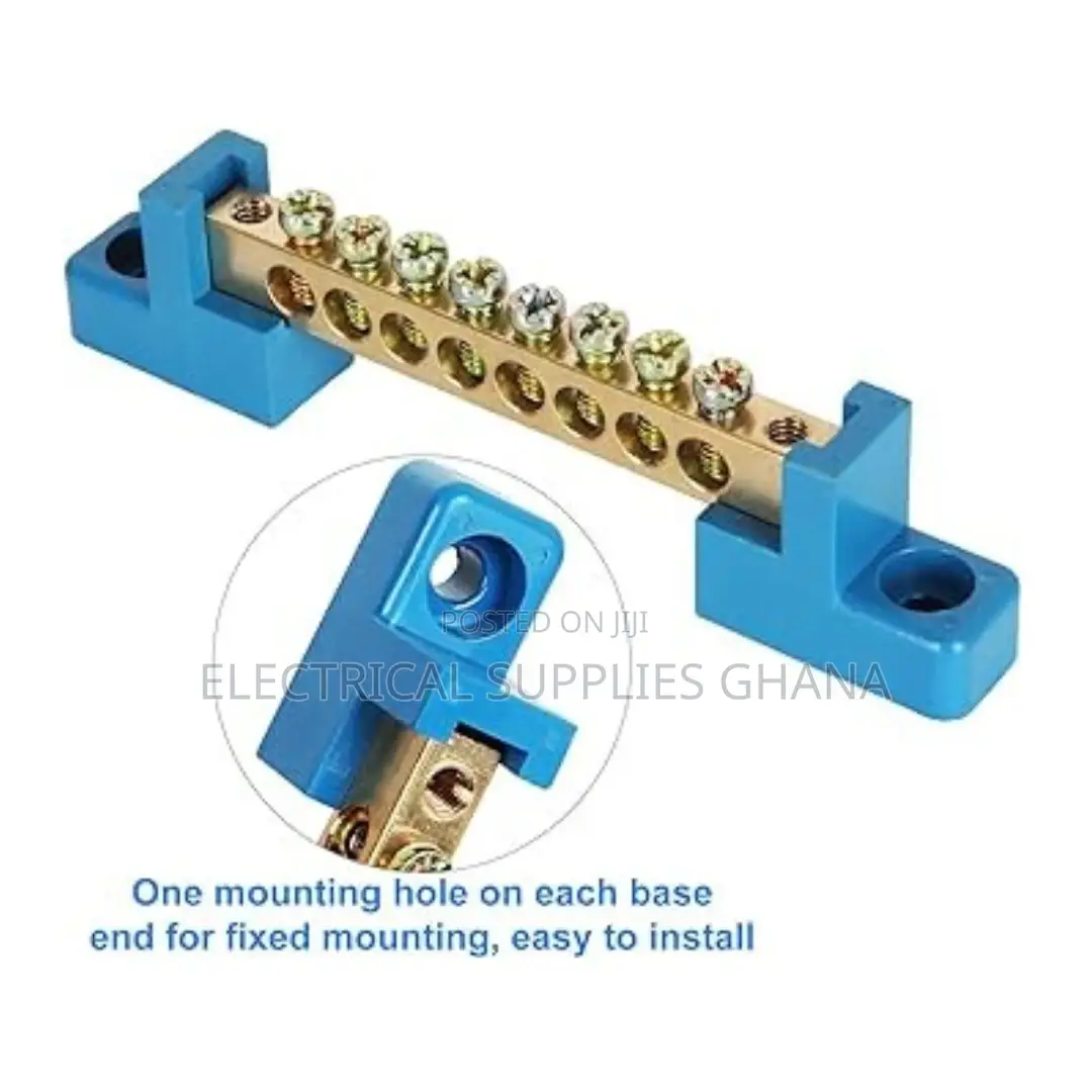 Terminal Bar 8, 10 12 Hole for Electrical Connections