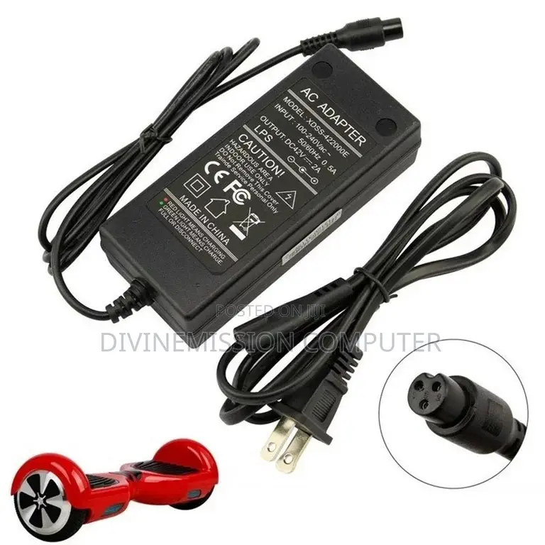 Hoverboard,Electronic Scooter Charger 42v, 2A