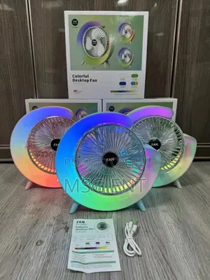 Rechargeable Fan With Light
