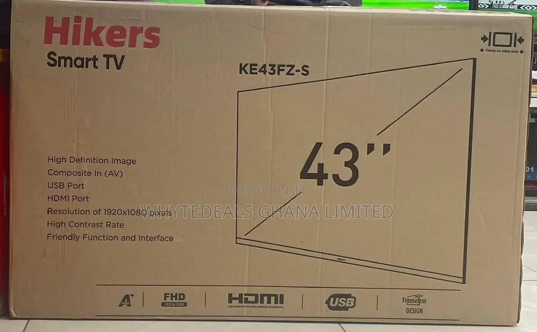 Hikers 43” Android Smart Full HD LED Tv/Free Wall-mount 2024