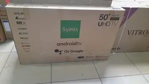50 Inch Frameless Syinix Smart Android Uhd Voice-Control