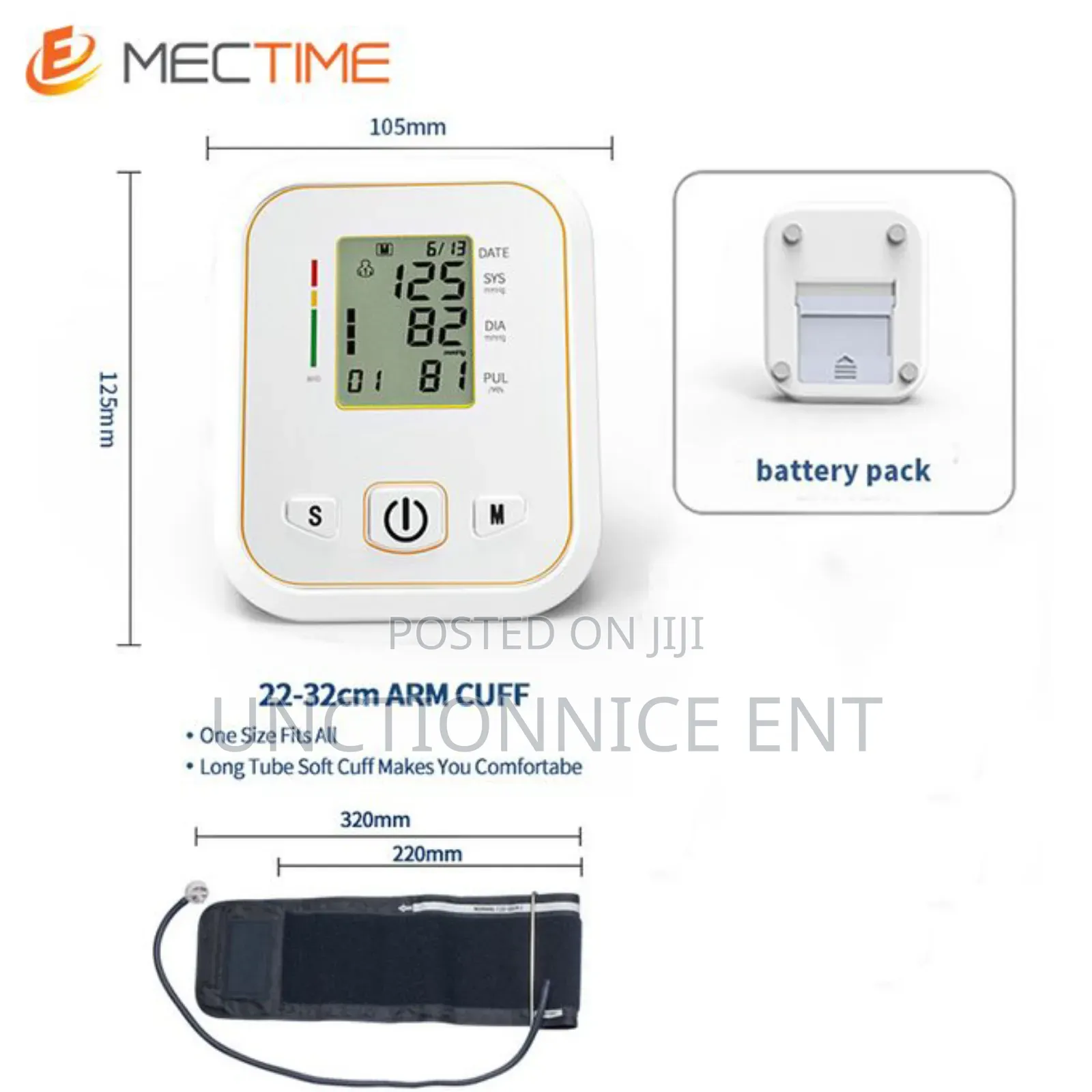 New Arm Blood Pressure Monitor - White