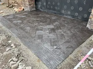 Pebble Black Patterned Concrete