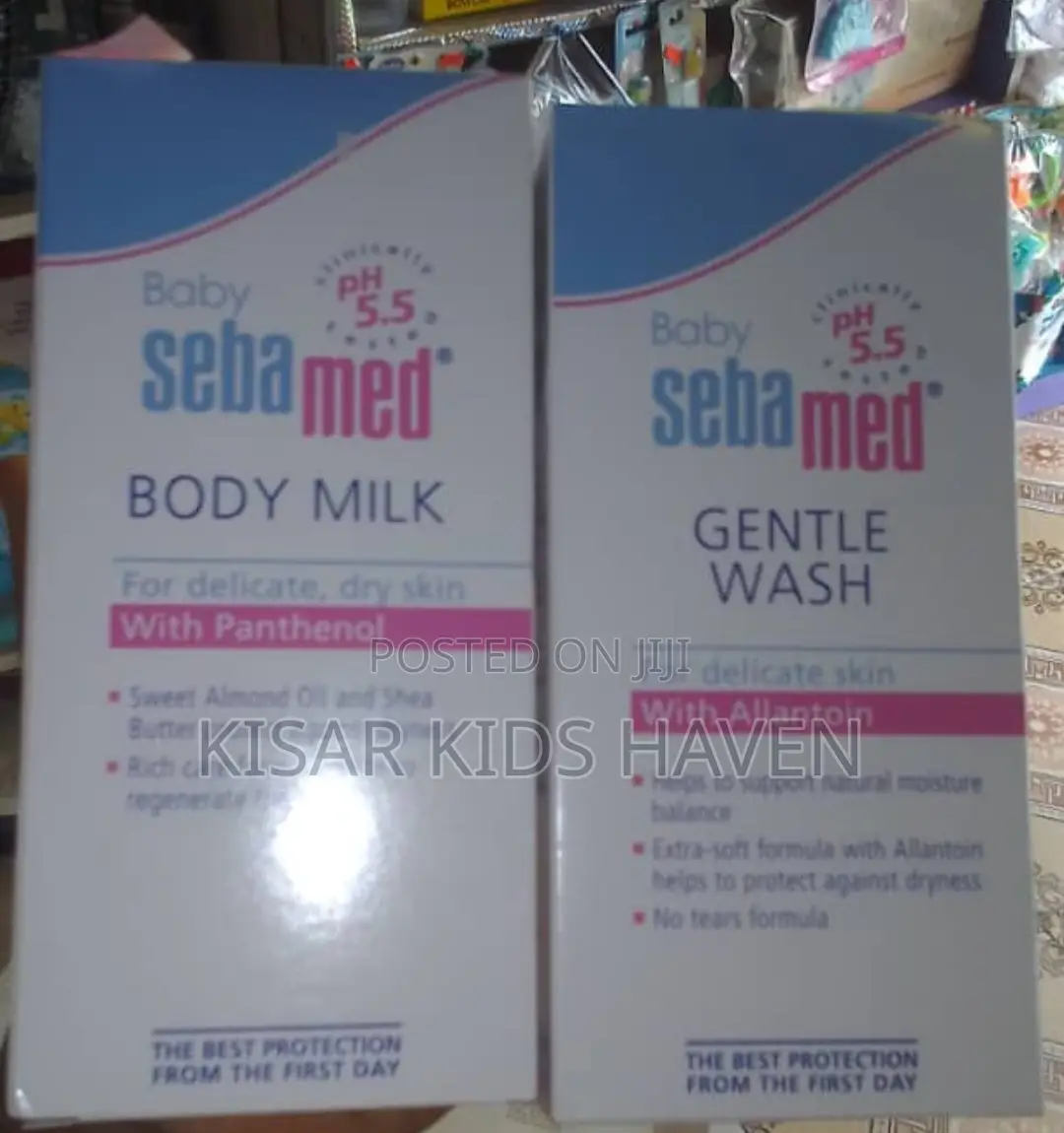 Seba Med Body Milk 200ml and Gentle Wash 200ml 0+