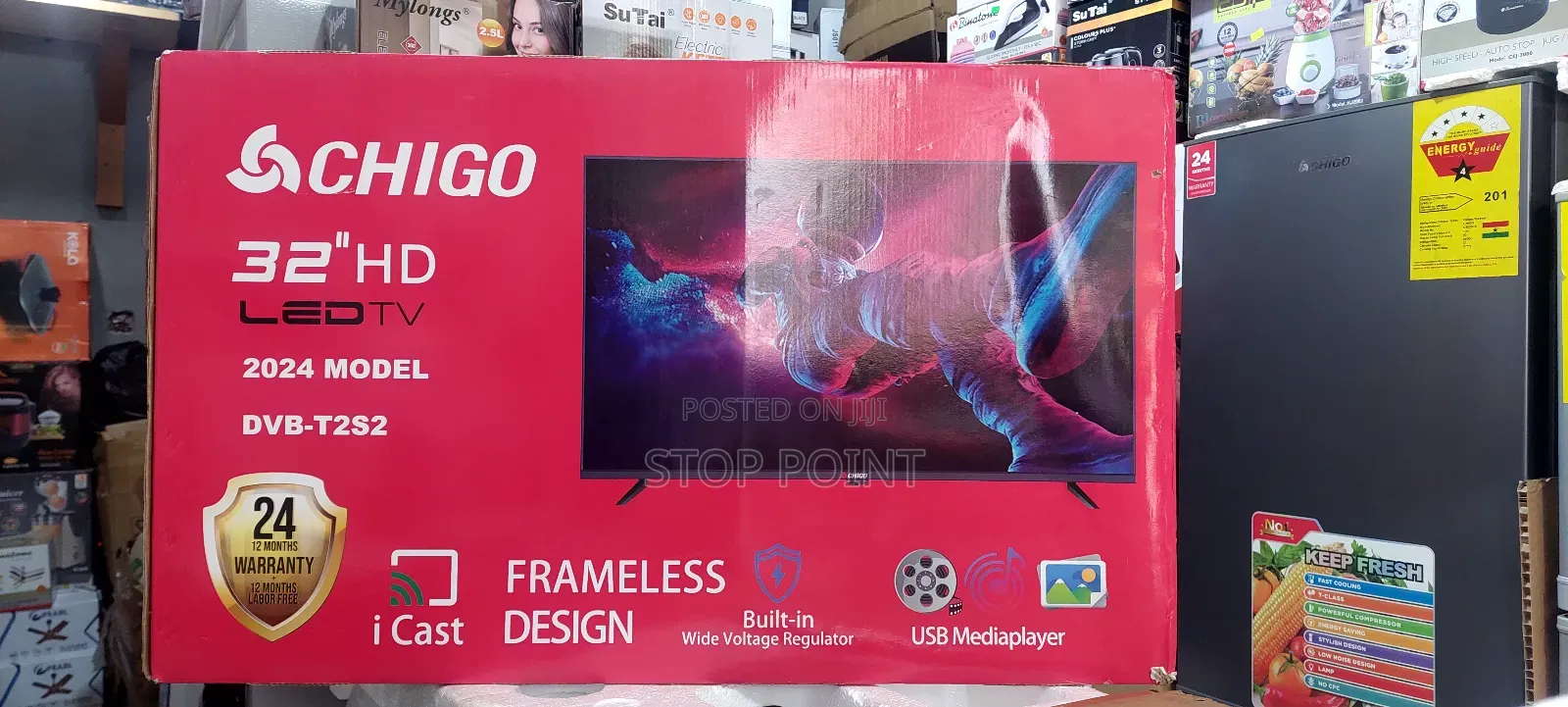 I-Cast Frameless Television