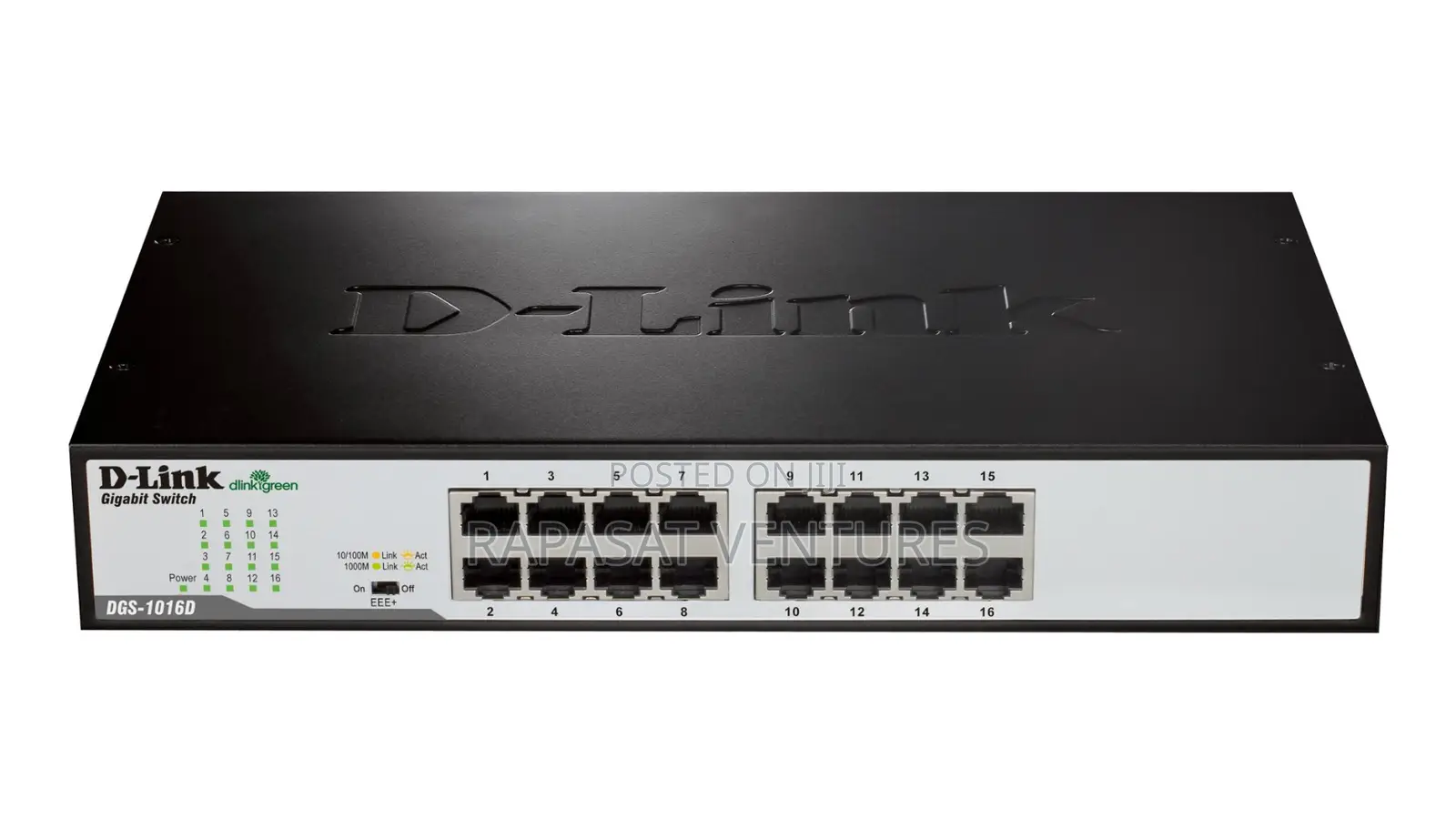 D-Link 16-Port DGS-1016D Gigabit Unmanaged Desktop Switch