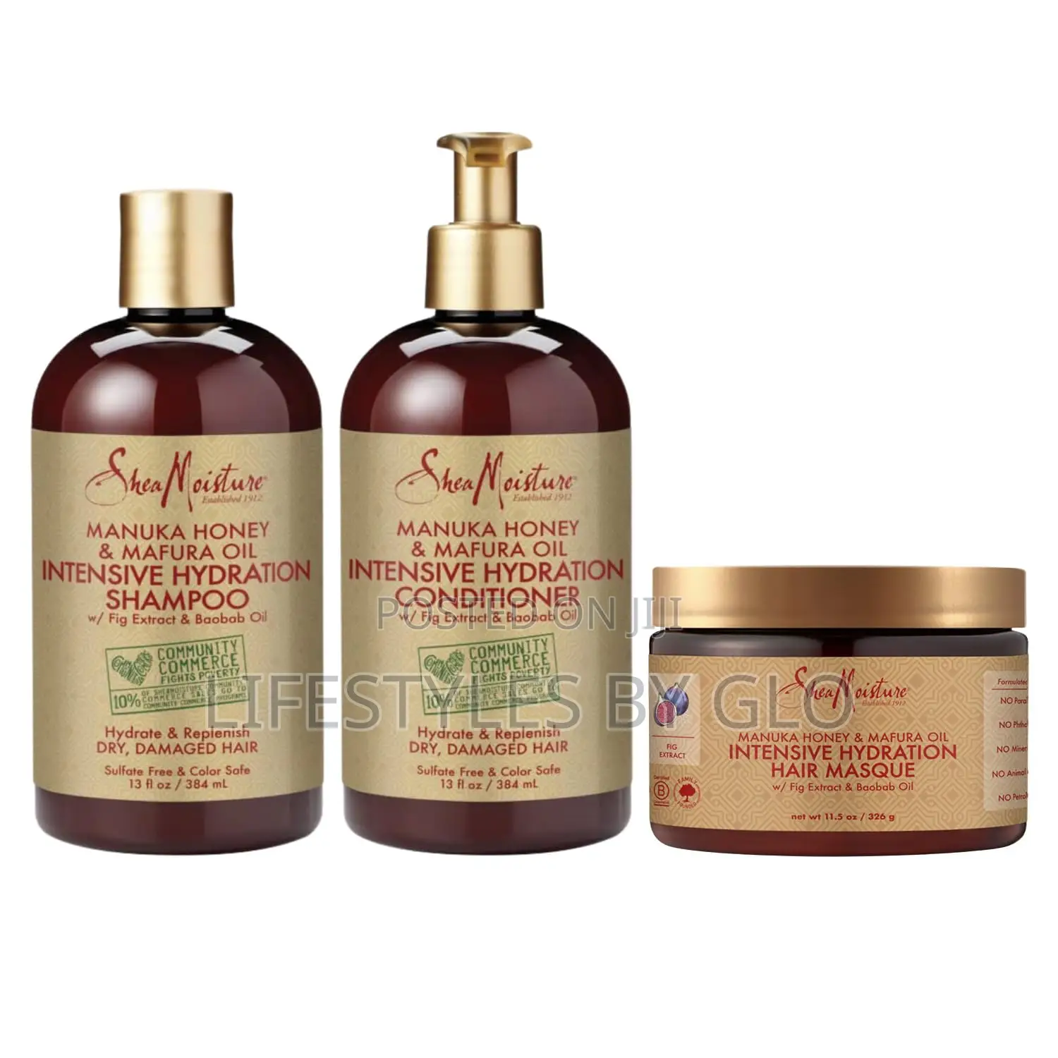 Manuka Honey Mafura Oil Intensive Hydration Shampoo 3 Set