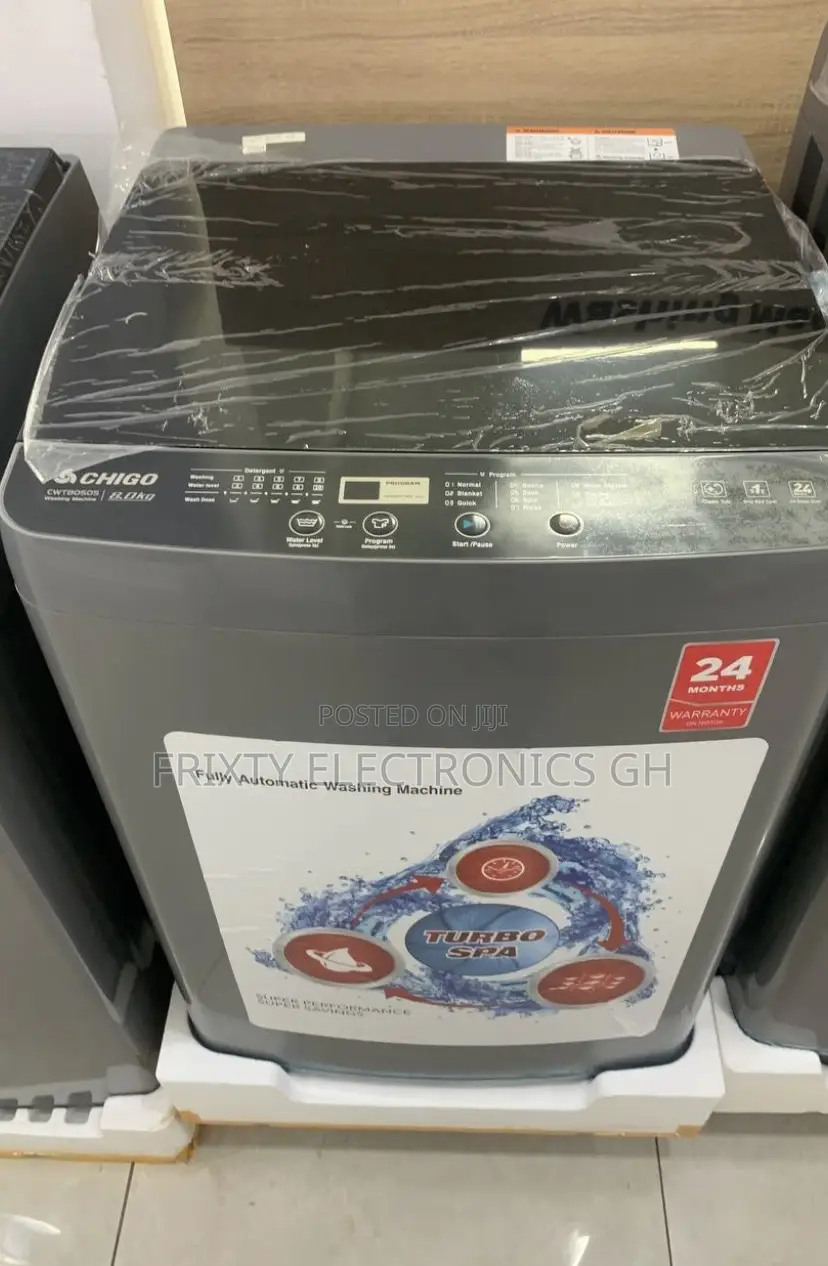 Durable Chigo 8KG Top Load Full Automatic Washing Machine. in Accra