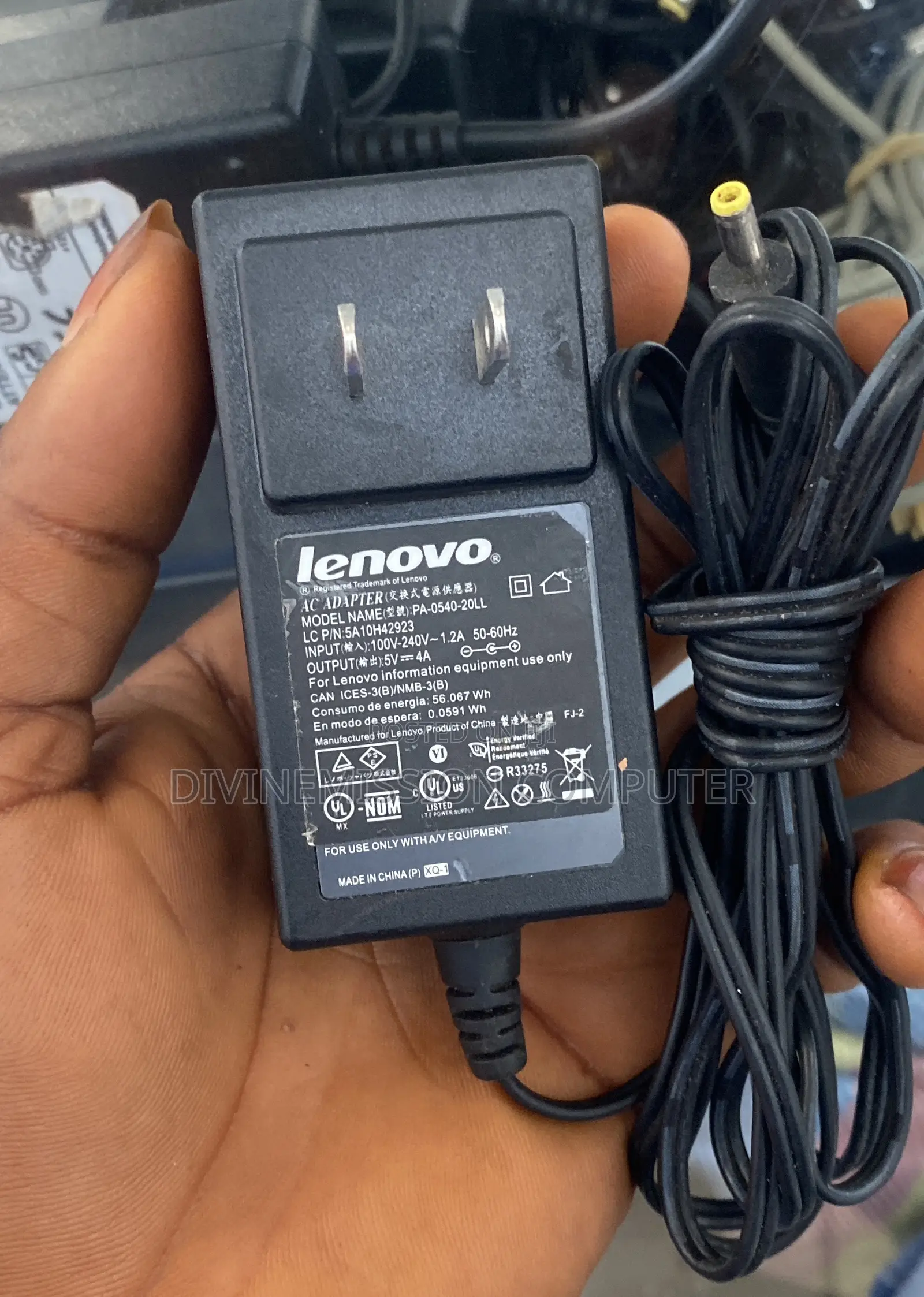 Lenovo Miix 310s 20w Idea Paid Charger Small Pin 5v 4a