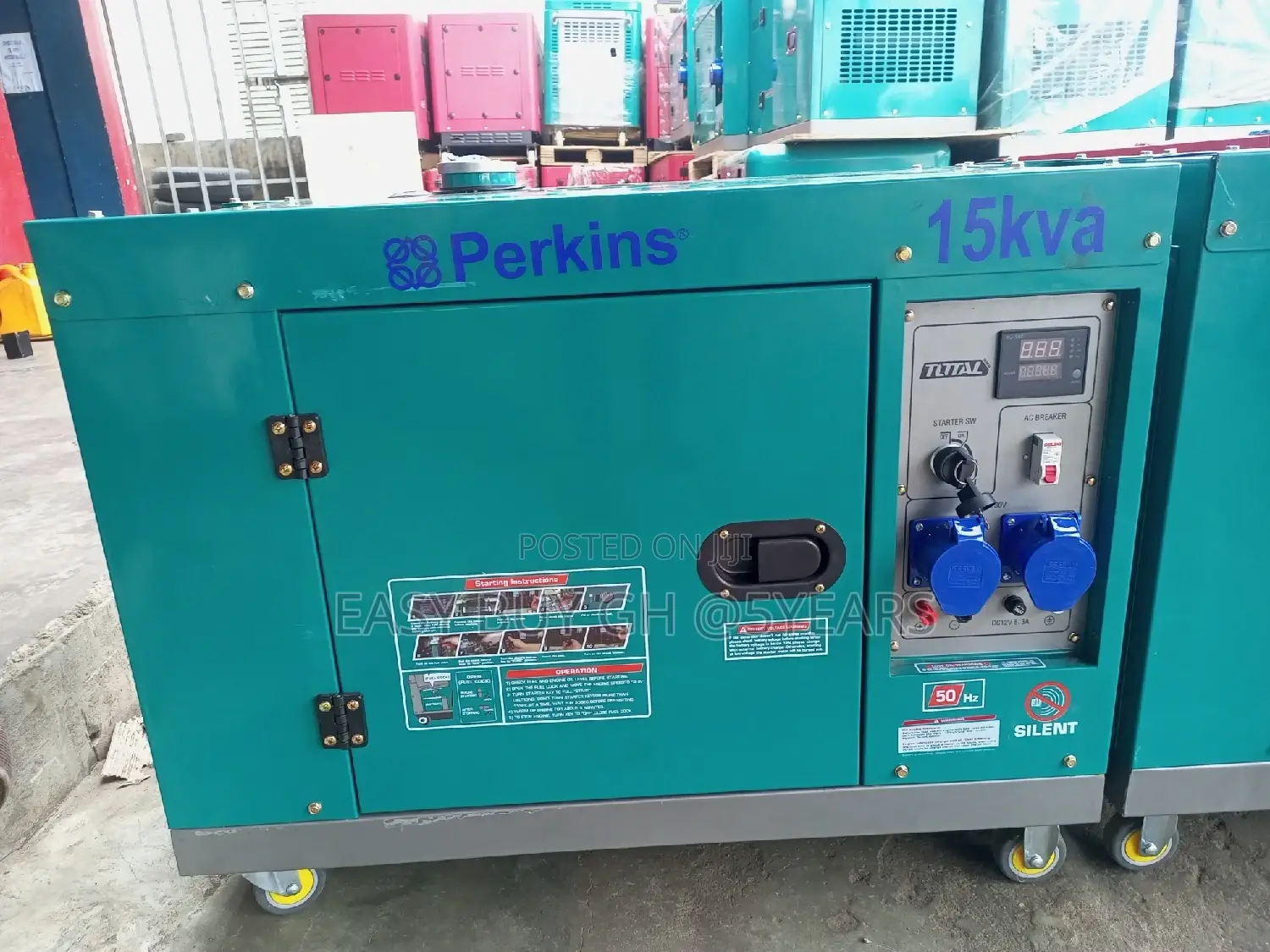 Original Silent Perkins Generator 15kva