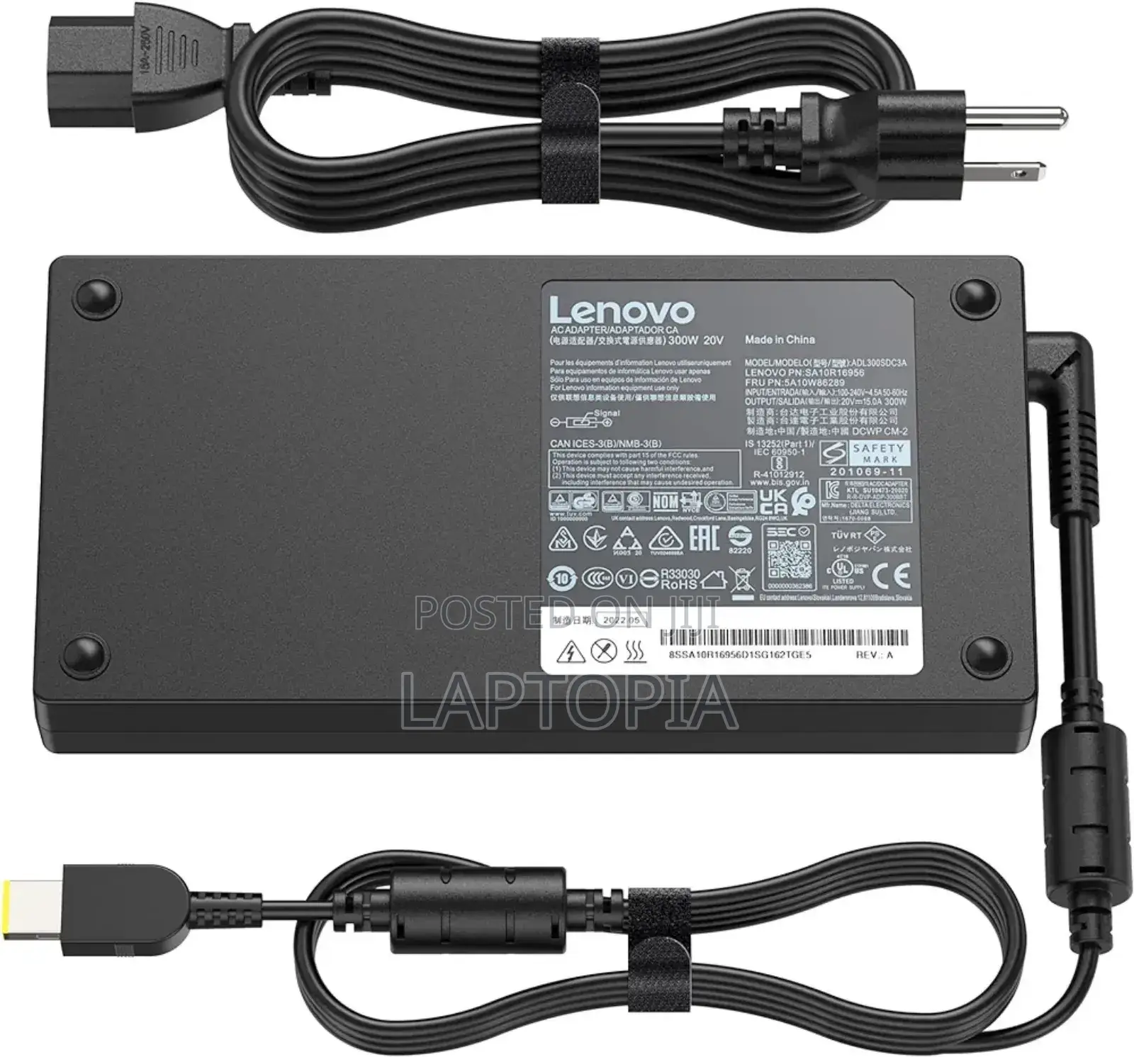 Original Lenovo 300W Charger for Legion Rectangle