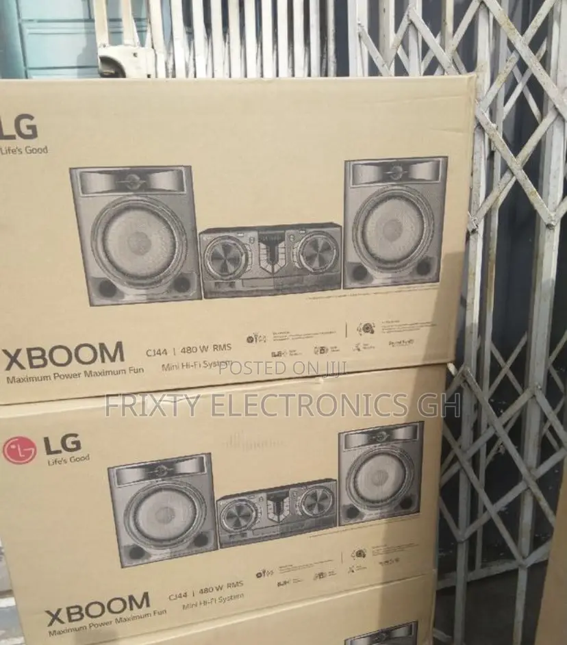 Lg 480w CJ44 XBOOM Sound System Cd, Bluetooth, Usb Ports in Accra