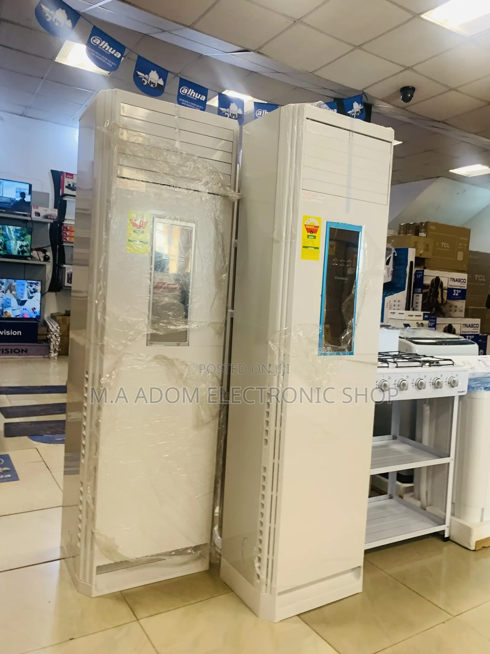 White Colour Nasco 5.0 Hp R410gas Standing AC
