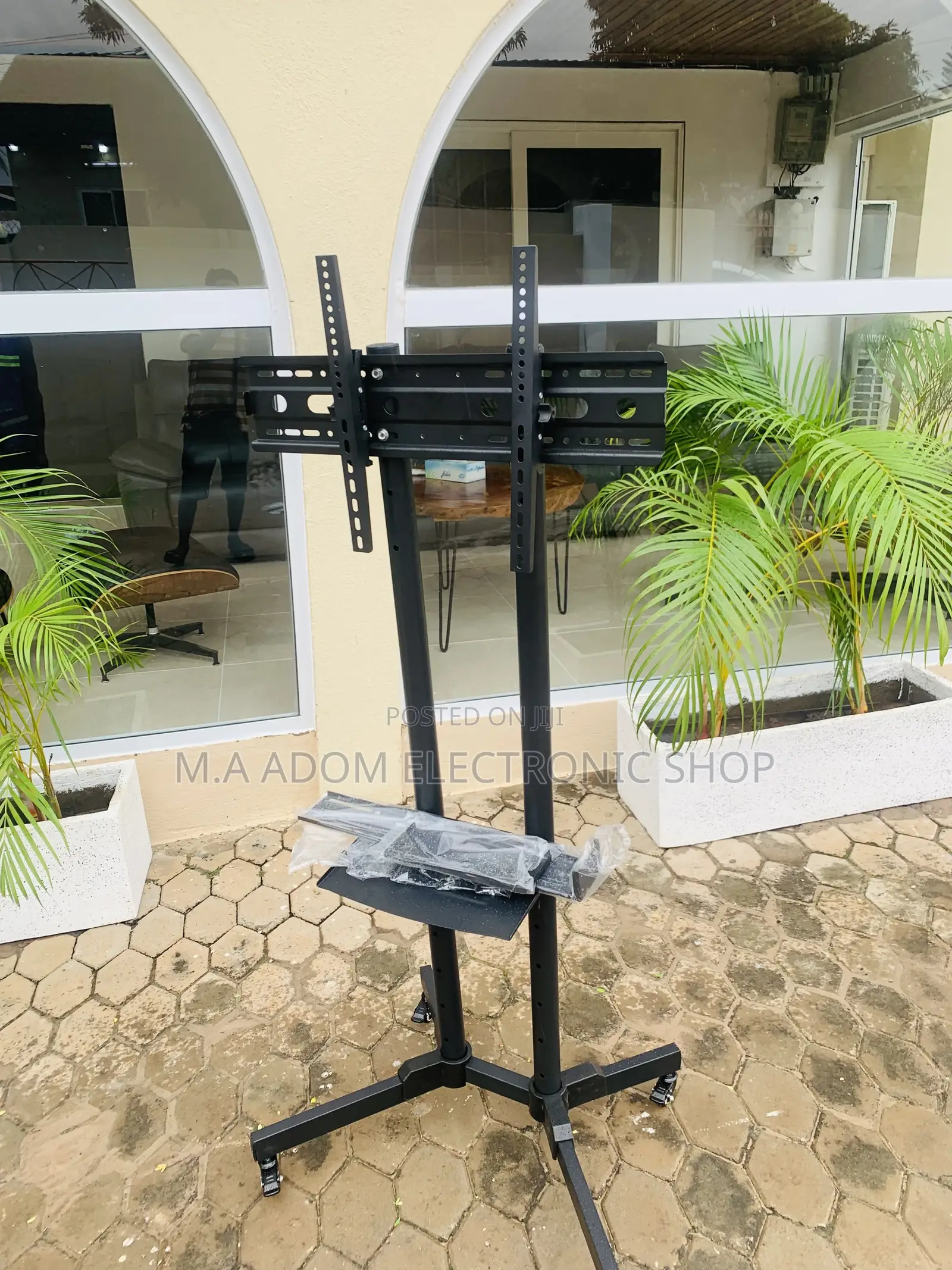 Mobile Tv Stand With Rolling Wheels DVD Self for Tv 32”-70