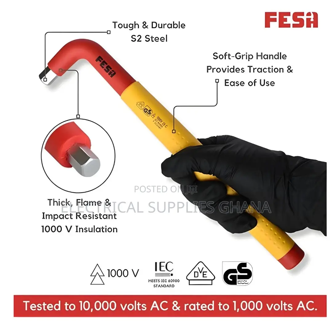 1000V VDE Insulated Hexagon Allen Key Set